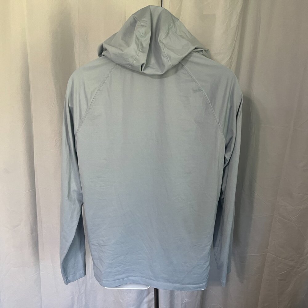 Rhone Men's solid light blue performance hooded s… - image 4